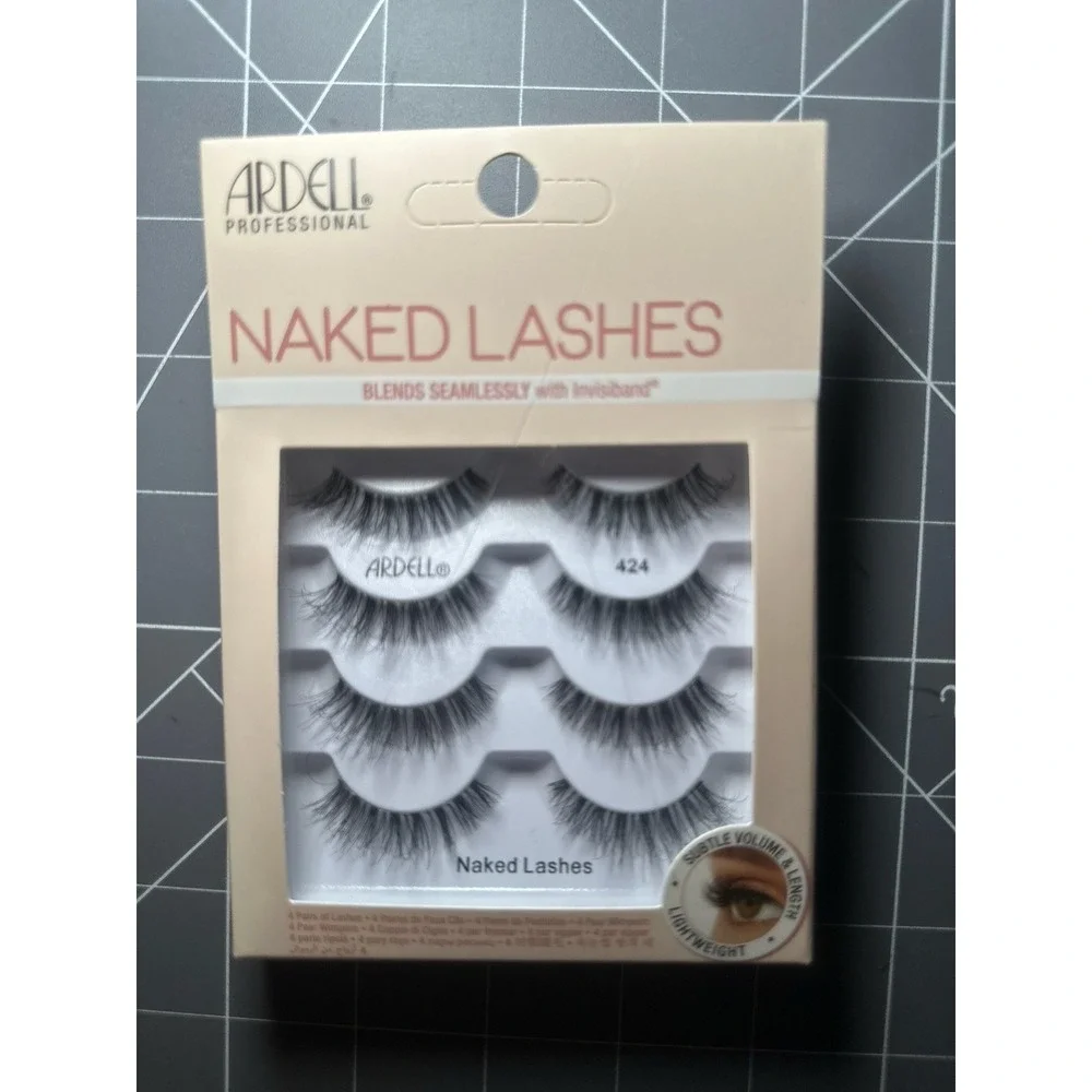 (3) ARDELL PROFESSIONAL NAKED LASHES STRIP LASHES 